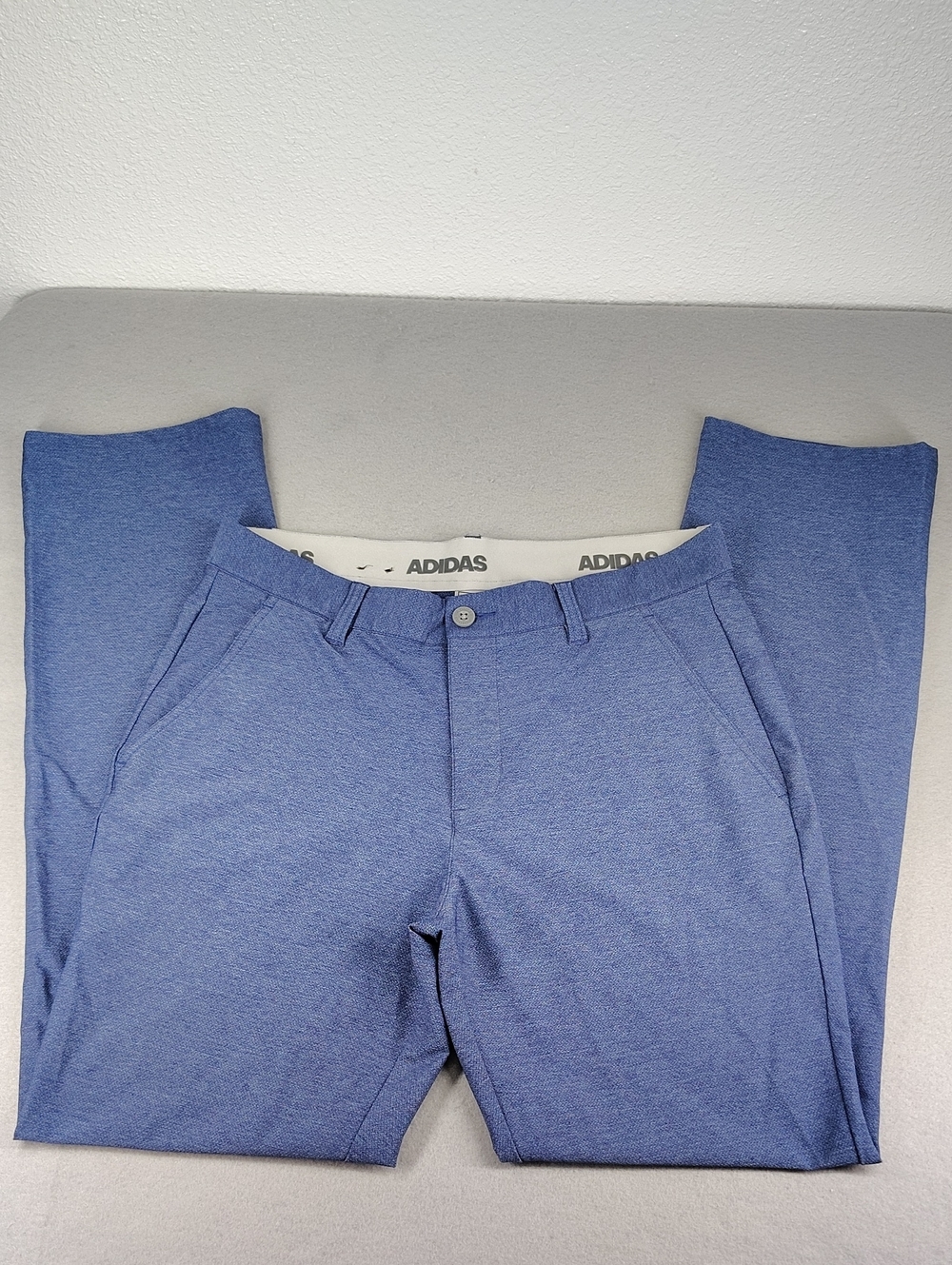 ADIDAS Heathered Blue Golf Pants - Size 32x32